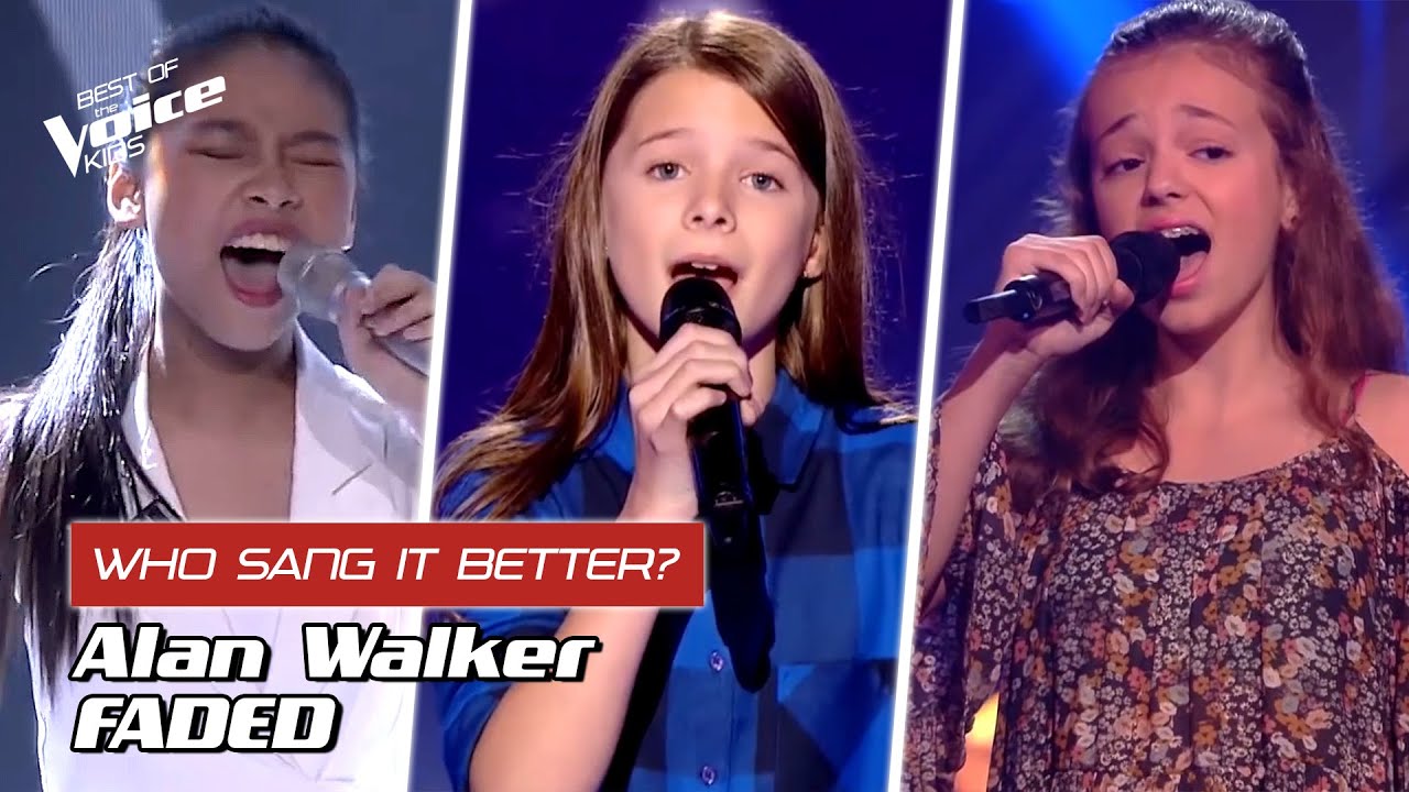 Who Sang Alan Walker S Faded Better The Voice Kids Youtube