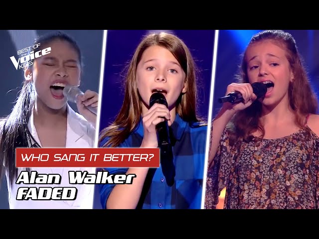 Who sang Alan Walker's Faded better? 🎵 | The Voice Kids class=