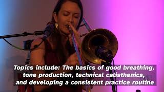 Free Trombone Fundamentals Class with Natalie Cressman