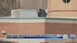 Gas leak prompts school evacuation