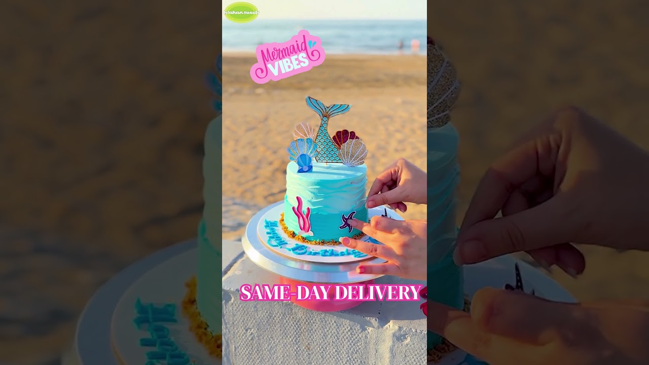 Celebrate Beach Parties in Muscat with Mermaid Cake from Isfahan Sweets | Delivery Available