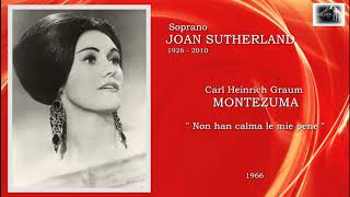 Soprano JOAN SUTHERLAND - Montezuma  “Non han calma le mie pene”  (1966)