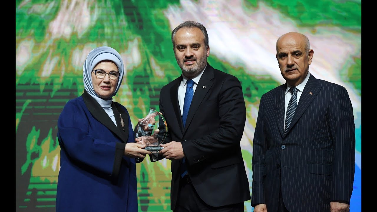 Bursa su verimliliğinde zirvede   &Ouml;d&uuml;l&uuml; Emine Erdoğan verdi