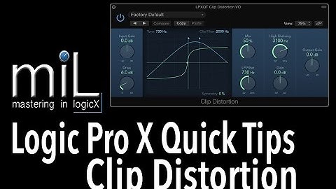 Logic Pro X Quick Tips Clip Distortion Part1