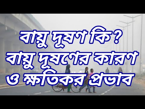 Air Pollution Causes And Harmful Result, বায়ু দূষণ কারণ ও ক্ষতিকর ফলাফল