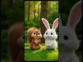🥰ছোট্ট খরগোশের গল্প / Best Friends Forever, Cute Animal Story #cartoon #shorts #kidsstory #kidstuns
