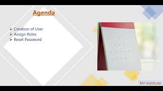 Create Users, Security Console and Reset Password Profile