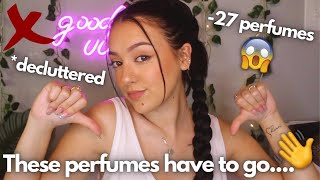 😱I GOT RID OF 27 PERFUMES!😱HUGE PERFUME DECLUTTER!!!