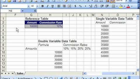 Excel 2003 Tutorial The Formula Reference Table Microsoft Training Lesson 29.2