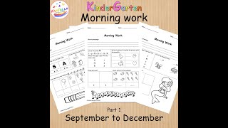 Kindergarten Morning Work part 1