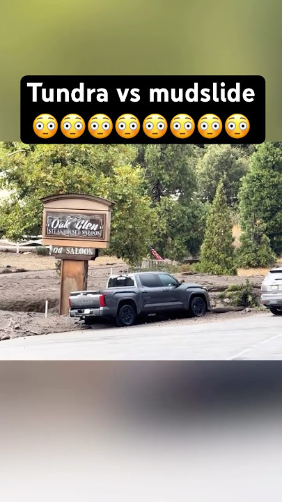 Tundra vs Mudslide is crazy 😳🫣 #toyota #tundra #mudslide via ppv_tahoe