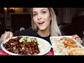 JAJANGMYEON + DUMPLINGS MUKBANG! (black bean noodles)