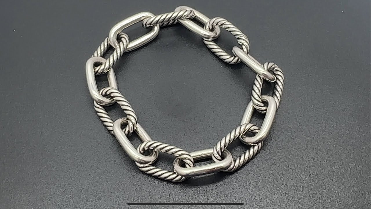 David Yurman DY The Madison Bracelet Chain in Sterling Silver