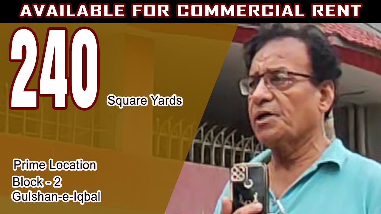 240 Sq Yards Ground 1 House Available For Commercial RENT Prime 240-sq-yards-ground-1-house-available-for-commercial-rent-prime