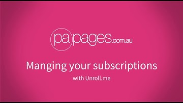 Unroll.me - How to quickly manage your email subscriptions with one click of a button