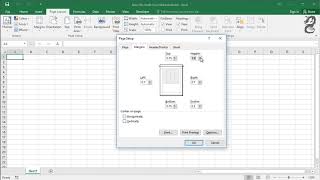 how to change height of header or footer in excel