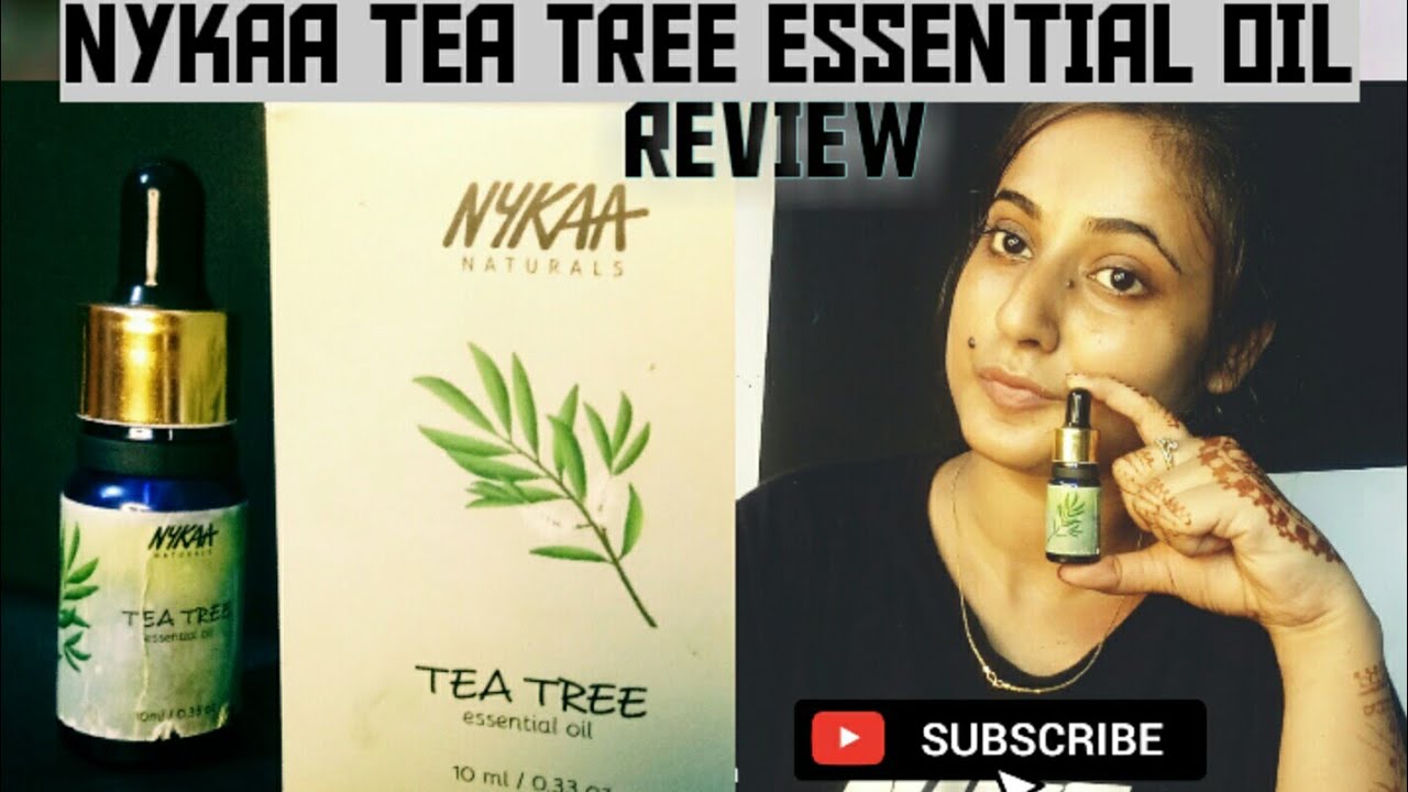 HoW TO USE NYKAA TEA TREE ESSENTIAL OIL FOR PIMPLES ACNE SPOTS/REVIEW
