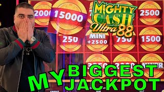 My BIGGEST JACKPOT On High Limit Mighty Cash Slot