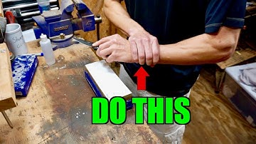 KNIFE SHARPENING TIPS BEGINNERS MUST KNOW 2  |   HOW TO MAINTAIN AN ANGLE