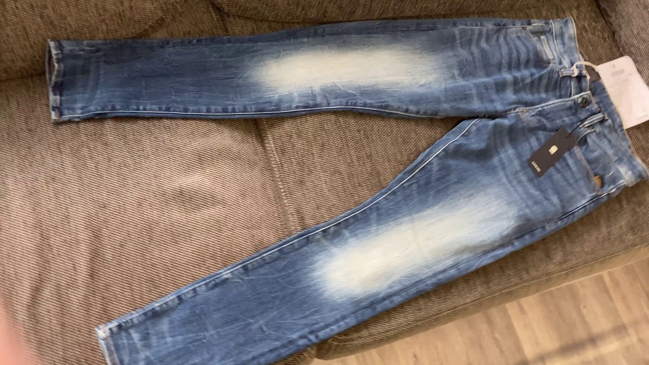 G-STAR RAW Revend Skinny Originals Jeans | Farbe: antic faded baum blue |  D17829 | Unboxing - YouTube