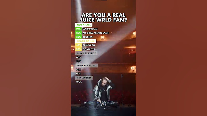 How big of a Juice Wrld Fan are you? Comment how far you got!