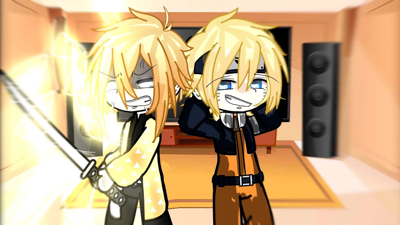 ー Naruto friends react to 【  him as Zenitsu Agatsuma 】ー ♥