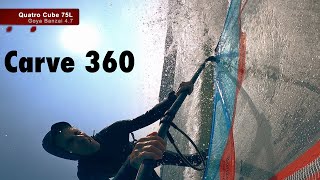 First Time Ever Downwind 360 (AKA Carve 360) on Camera - Candelstick Windsurfing