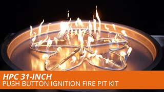 HPC 31-inch Push Button Ignition Fire Pit Kit screenshot 3