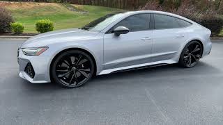 2023 Audi RS7 Walk-around Powder Coated Wheels
