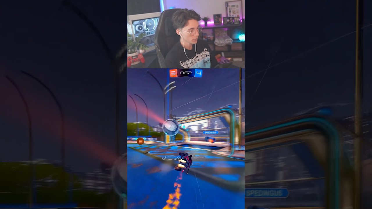 The car control to not let this ball touch the ground was insane.
