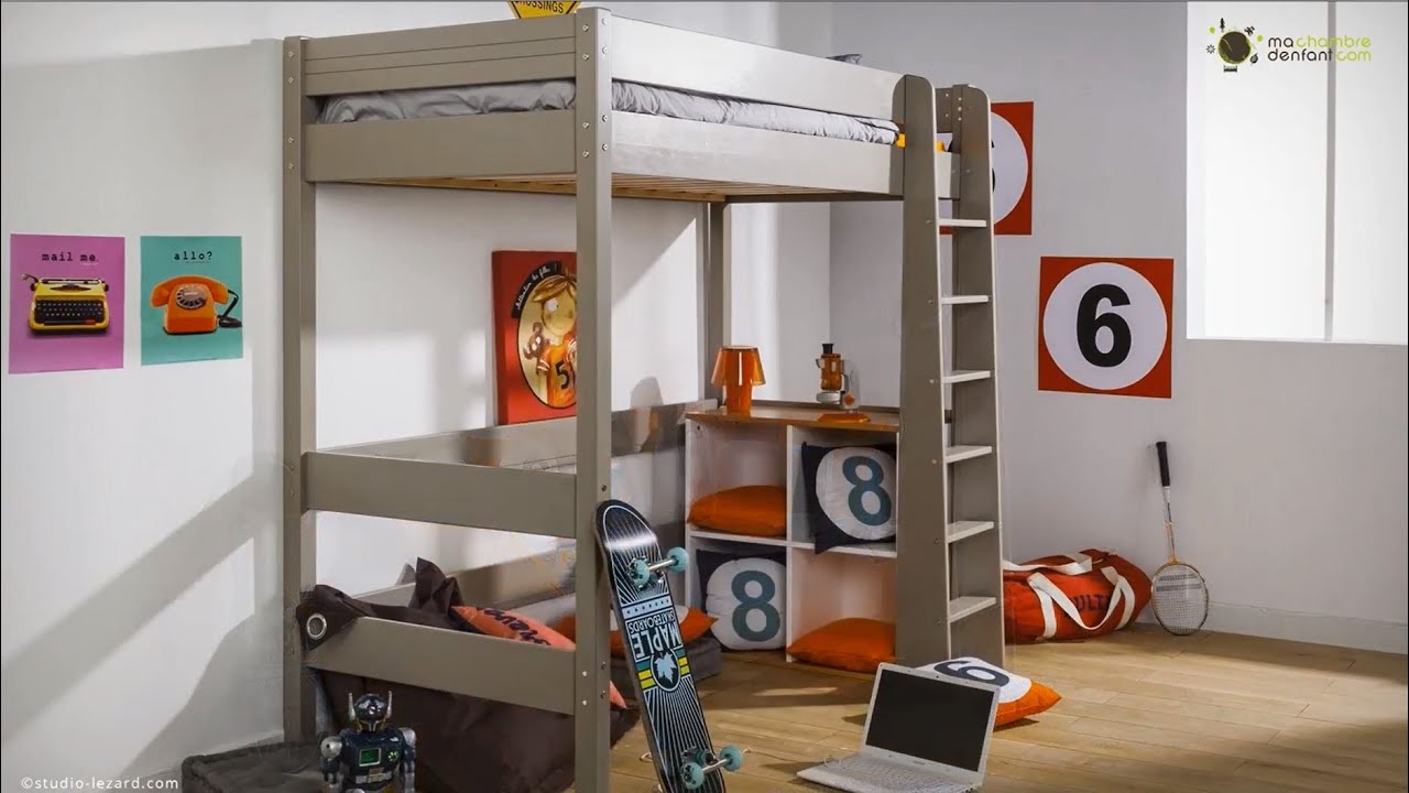 Lit mezzanine clay ma chambre d'enfant youtube