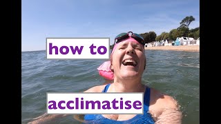 open water swimming: acclimatisation