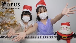 Jingle Bells Piano Duet By Opus Musicland Academy Students.