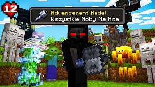 Zabiłem WSZYSTKIE MOBY Używając MACE w Minecraft Hardcore