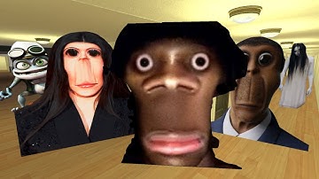 HI MY NAME IS AUUGHH ROSALIA CRAZY FROG KAYAKO AND ALL 3D NEXTBOTS IN HOTEL GMOD #FyroGaming #gmod