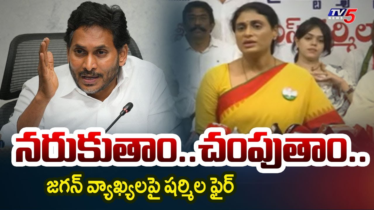 Jagan Rappa Rappa YS Sharmila Fires Ys Jagan Rappa Rappa Comments | AP Politics| YSRCP ...