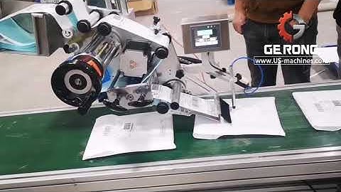 Shipping bill real time printing label sticker labeling machine automatic label applicator line