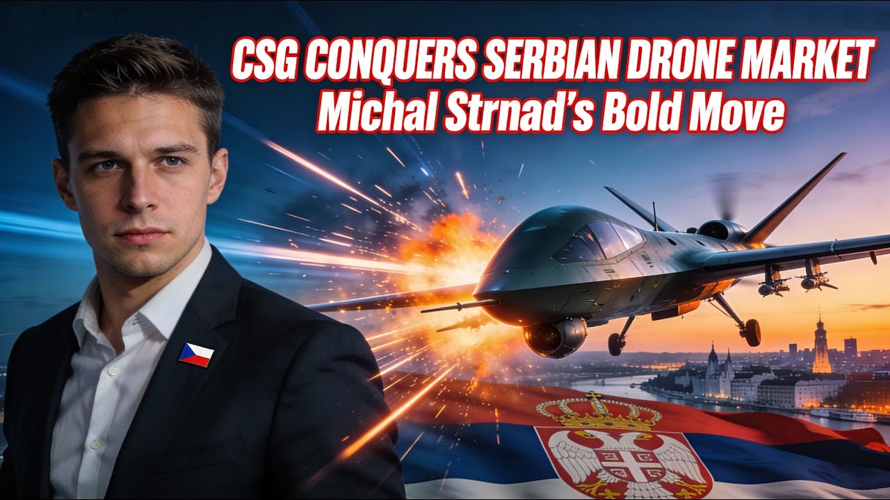 Смелый шаг Михала Стрнада: чешская компания CSG покоряет сербский рынок дронов.