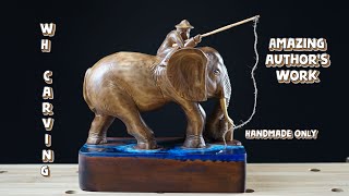 Amazing author's handmade work! Сrafting an elephant.