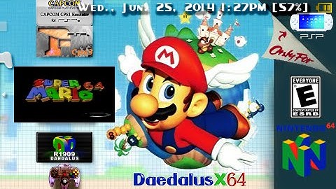 Daedalus X64 psp emulator