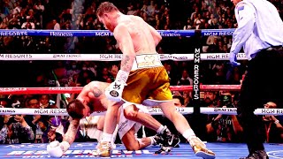 Alvarez vs Plant KNOCKOUT In Slow Motion