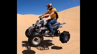 Banshee 4mil stock cylinder and 472 Super Cub in Glamis CA.