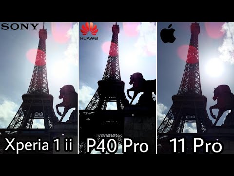 Sony Xperia 1 ii VS Huawei P40 Pro VS iphone 11 Pro Camera Test!!