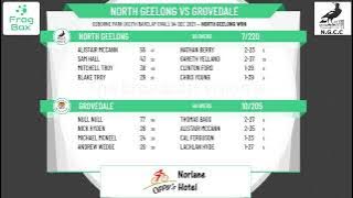 GCA - ConnectTel GCA 1 1sts - Round 4 - North Geelong v Grovedale