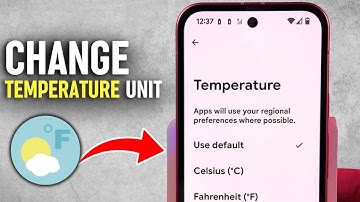 How to Change Temperature Units on Google Pixel 9a - Switch Between Celsius & Fahrenheit