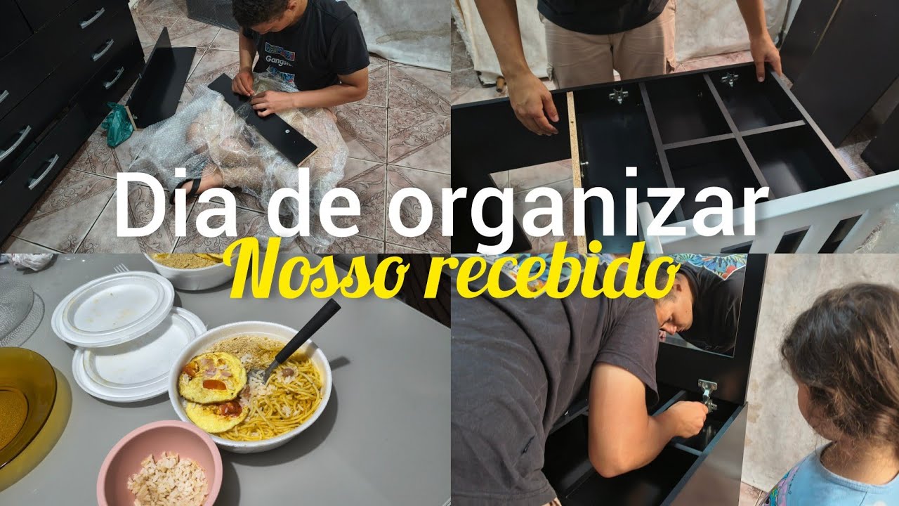 Dia de organização / compramos uma penteadeira 