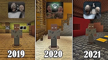 Grandpa Minecraft Evolution Part 1 #Granny2 #minecraft #granny3 #grandpa