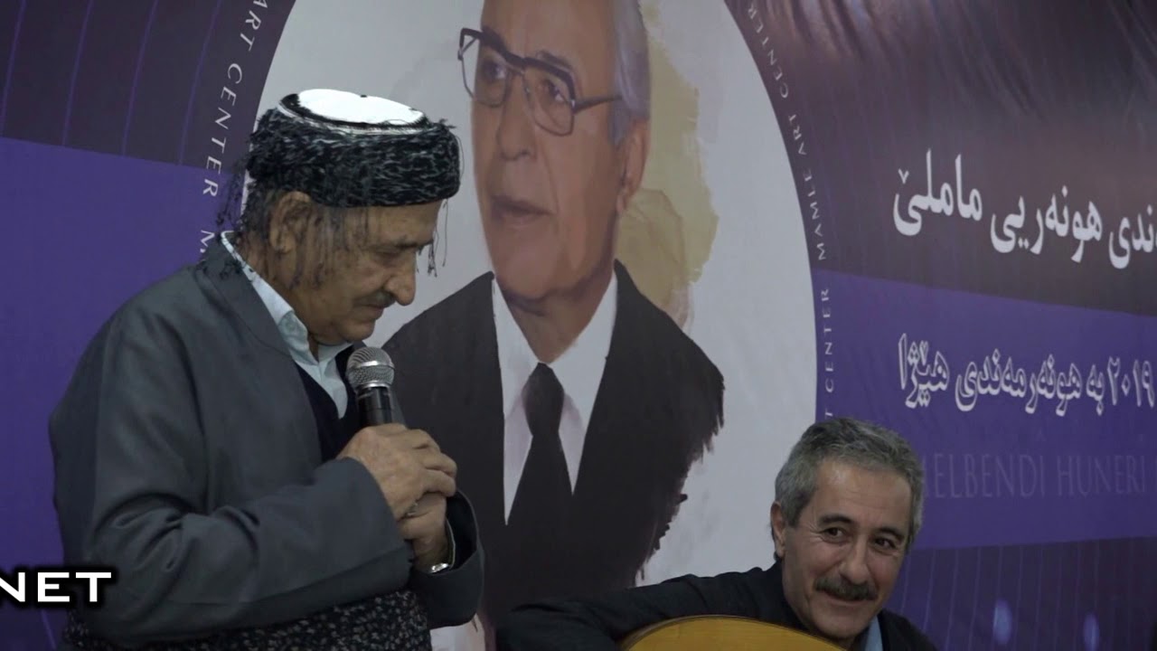 مامۆستا برایم قادری لە مەراسیمی خەڵاتی ماملێ ٢٠١٩ لە مەهاباد - ابراهیم قادری - ئیبراهیم قادری