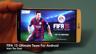 FIFA 15 Ultimate Team For Android screenshot 4
