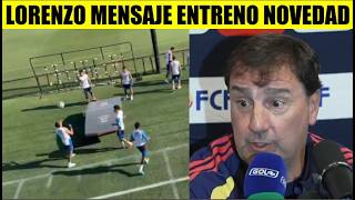 Nestor LORENZO ENVIA MENSAJE Seleccion COLOMBIA NOVEDAD PRIMER ENTRENO